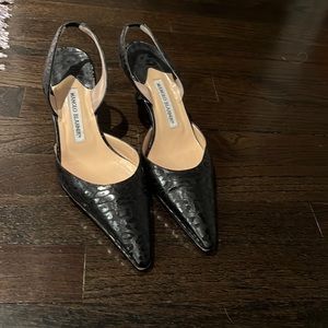 Manolo Blahnik Black small heels